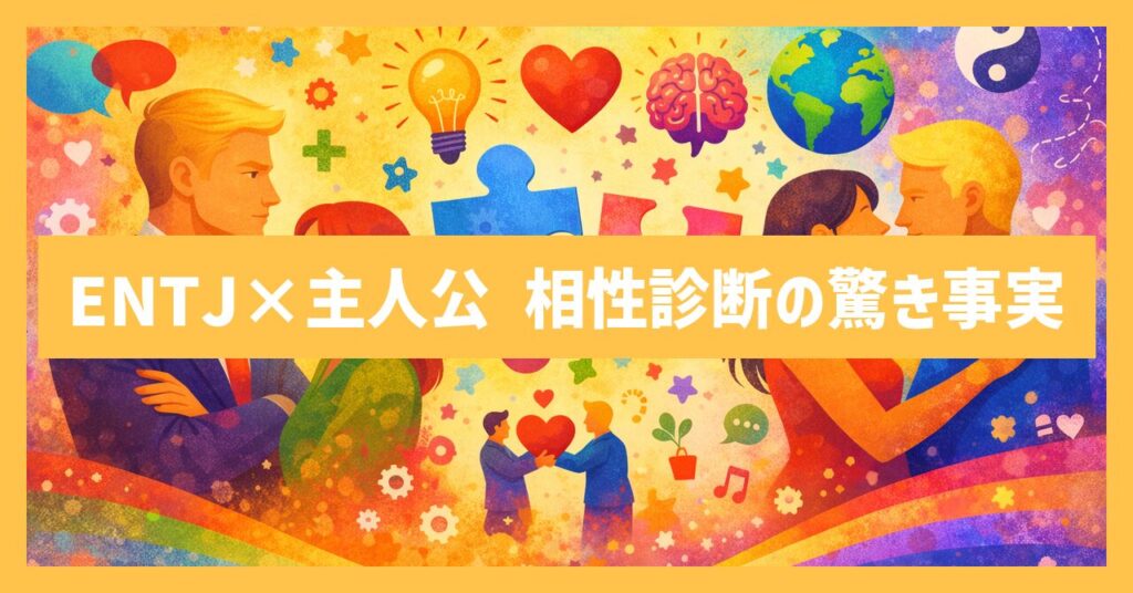 ENTJと主人公の相性は？MBTI診断で明らかになる驚きの事実